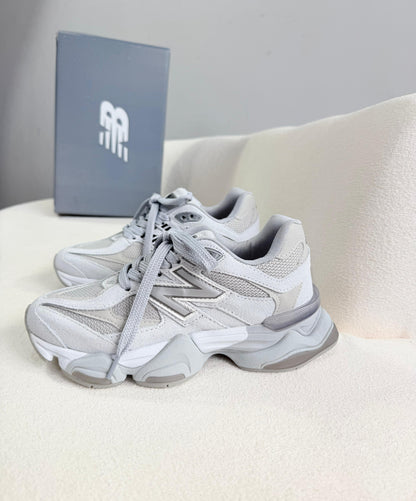 Tênis New Balance 9060 Cinza Couro 100% Legítimo