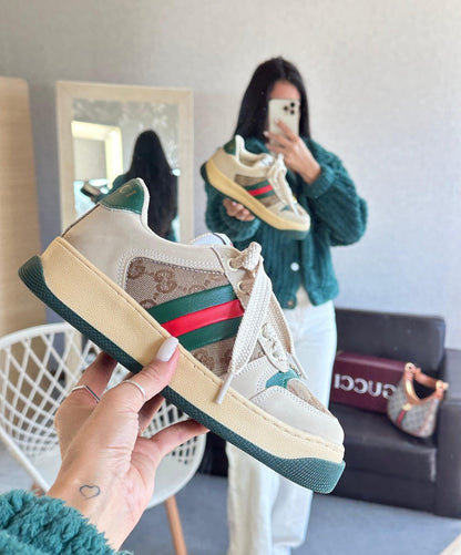 Tênis Gucci Screener Couro 100% Legítimo