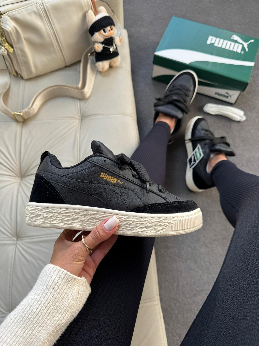 Tênis Puma Park White Coffee Prime