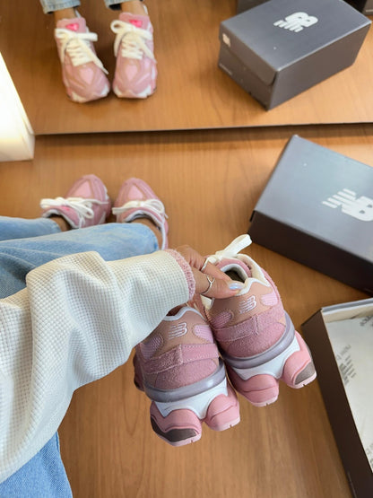Tênis New Balance 9060 Rosa Couro 100% Legítimo