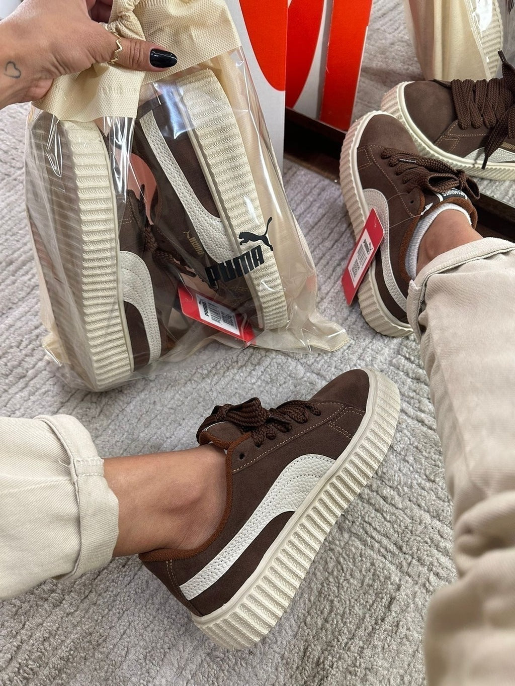 Tênis Puma Suede Coffee Prime