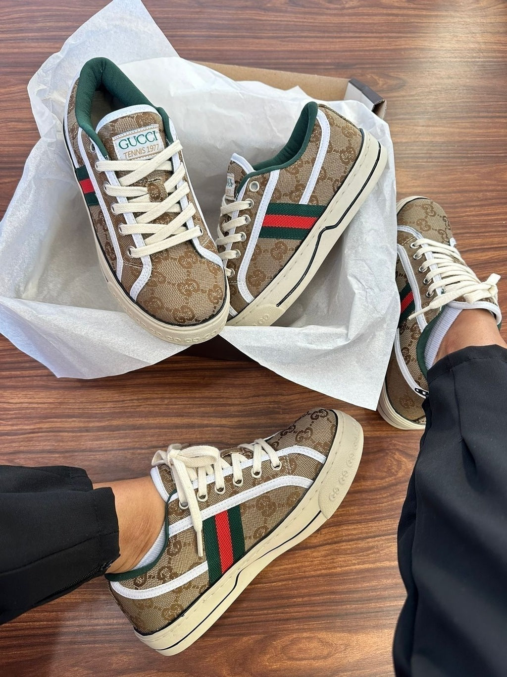 Tênis Gucci 1977 - Premium Importada