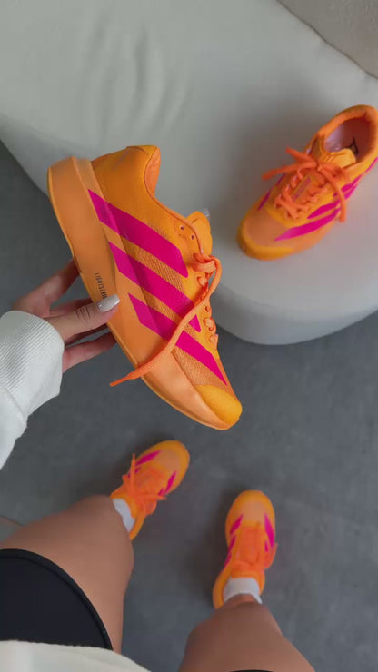Tênis Adizero Adio Pro 4 Premium Laranja Pink